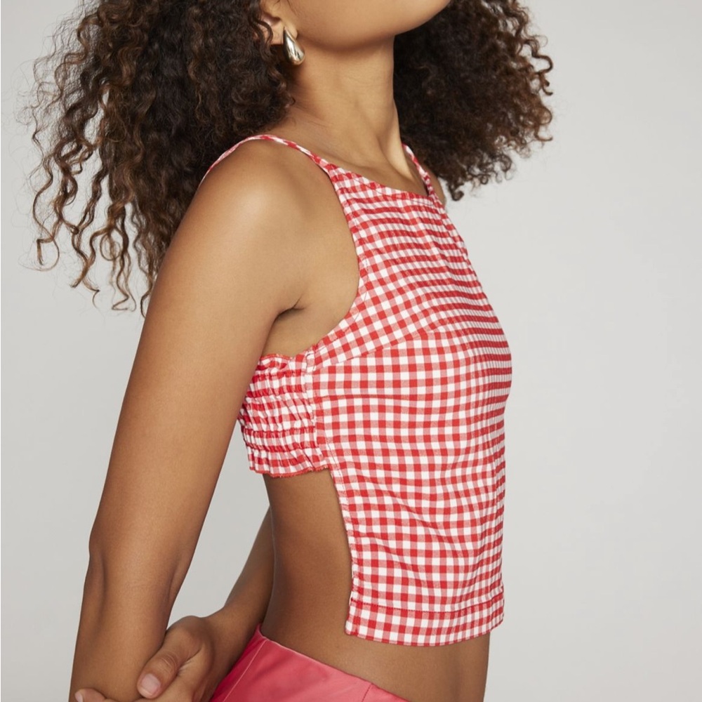 Kimchi Blue Little Lies Printed Gingham Cami